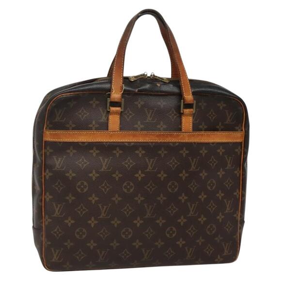 LOUIS VUITTON Monogram Porte Documents Pegas Hand Bag M53343 - Picture 1 of 13